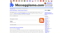 Desktop Screenshot of messaggiamo.com